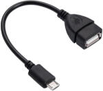 Akyga AK-AD-09 microUSB (apa) - USB-A (anya) adapter