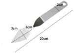  Fém csokoládé levéldísz készítő spatula-4 fajta - 2-es
