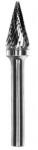 Bartools Kúpos hegyes orrú turbómaró kereszt fogazással - 6x18x58x6mm - Bartools - SKM - MX0618M06 - SM-3