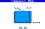 ATE Set placute frana ATE 13.0460-3401.2 (13.0460-3401.2)