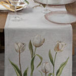 Brightenzi Gobelin tulipán mintás asztali futó Szürke 40x100 cm +/-5% (HS454421)