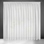  Esel fényes mikrohálós fényáteresztő függöny Fehér 400x250 cm (390056)