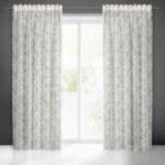  Wiki virág mintás dekor függöny Fehér 140x270 cm (409965)