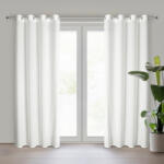  Rossi függöny csíkos sifon szövetből Fehér 135x250 cm (452859)