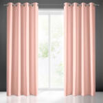 Brightenzi Rita egyszínű dekor függöny Pasztell rózsaszín 140x250 cm (HS406520)
