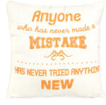  Luis feliratos párnahuzat Fehér 45x45 cm (137759)