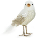  Kismadár karácsonyi dekoráció Fehér 20x7x15 cm (429242)