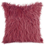  Enya szőrme hatású párnahuzat Burgundi vörös 45x45 cm (353273)