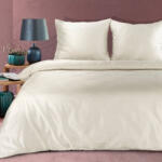  Diva20b pamut-szatén ágyneműhuzat Krémszín 160x200 cm - 70x80 cm 2db (449189)