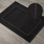 Brightenzi Kalia pamut fürdőszobaszőnyeg Fekete 50x70 cm (HS375569)