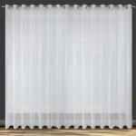  Alexa magas fényű mikrohálós fényáteresztő függöny Fehér 350x250 cm (370756)