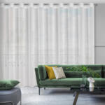  Luna fényes cérnával átszőtt eső hatású függöny Fehér 300x250 cm (419667)