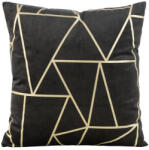  Blink29 bársony párnahuzat Fekete/világos arany 45x45 cm (391078)