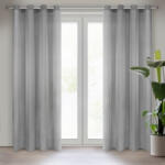  Rebecca fényáteresztő függöny finom esőszerkezettel Acélszürke 140x250 cm (423447)