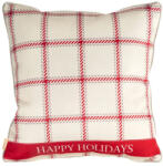  Clark bársony karácsonyi párnahuzat Bézs 60x60 cm (431262)