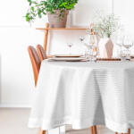 Brightenzi Eliza lurex asztalterítő Fehér 150 cm (HS424872)