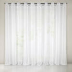  Sakali mikrohálós fényáteresztő függöny fényes mohér szálakkal Fehér 350x250 cm (364475)