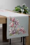 Magnolia virágmintás gobelin asztali futó Szürke 40x100 cm +/- 5% (416101)