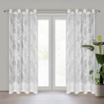  Linnea jacquard mintés modern fehér függöny Fehér 140x250 cm (454606)