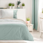  Novad kétszínű pamut ágyneműhuzat Fehér/menta 140x200 cm - 70x90 cm 1db (402849)