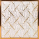  Blanca3 falikép Fehér/arany 53x53 cm (394523)