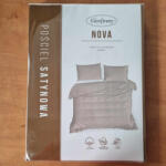  Nova3 pamut-szatén ágyneműhuzat Bézs 220x200 cm - 70x80 cm 2db (383354)