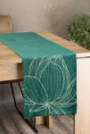 Brightenzi Blink12 bársony asztali futó Sötétzöld 35x140 cm (HS389241)