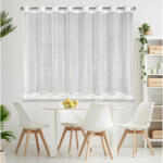 Brightenzi Fényes mikrohálóból készült horgolt csipke függöny Fehér 300x145 cm (HS431482)