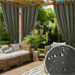  Garden vízálló kerti függöny elkötővel Grafit 155x260 cm (448477)