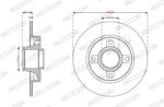 FERODO Disc frana FERODO DDF2929-1 (DDF2929-1)