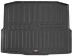 STINGRAY Csomagtértálca, gumi 3D (TPE), SKODA Octavia III combi 2013-2020, fül nélkül, Stingray