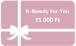 K-Beauty For You Ajándékutalvány 15 000 Ft (utalvany15e)