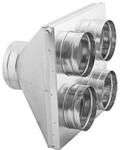 DARCO ELOSZTÓDOBOZ (RAKÉTA) 150-4x100 MM (SRDS150-4x100-OC)