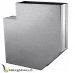 DARCO TÉGLALAP CSATORNA KÖNYÖK VÍZSZINTES FIX 90° (KL150x50/90-OC)