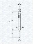 Magneti Marelli Bujie incandescenta MAGNETI MARELLI 062900090304 - statia-auto