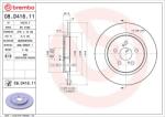 BREMBO Disc frana BREMBO 08. D416.11 (08.D416.11)