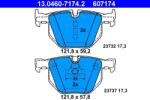 ATE set placute frana, frana disc ATE 13.0460-7174.2 - statia-auto