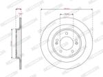 FERODO Disc frana FERODO DDF3168C (DDF3168C) - fixbox