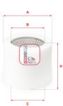 SOFIMA Filtru aer SOFIMA S 9780 A (S 9780 A) - fixbox