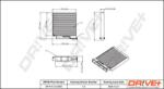 Dr! ve+ Filtru, aer habitaclu Dr! ve+ DP1110.12. 0050 - statia-auto