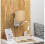 Brilagi Lampă LED de perete BRILAGI NUBILA 1xE27/25W/230V + LED/3W alb/maro deschis (BG1559Q)