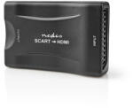 Nedis videó konverter VCON3463BK, SCART bemenet, HDMI kimenet 1080p (VCON3463BK)