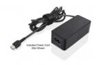 Lenovo AC Adapter - 45W USB-C Standard - ThinkPad 13, P51s, T470/s, T570, X1 Tablet, Yoga370, X1 Carbon5, X1 Yoga2, X270 (4X20M26256)