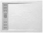 Wellis Ergo White kőhatású műmárvány zuhanytálca - 90 x 120 x 4 cm (WC00527)