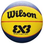 Wilson FIBA 3X3 MINI RUBBER BSKT Galben, Albastru, Negru (WTB1733XB)