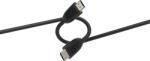 ISY IHD-9027 High Speed HDMI összekötőkábel 1, 5 méter, fekete (IHD-9027)