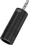 ISY IAU-1027 3, 5mm Jack - 6, 3 mm adapter, fekete (IAU-1027)