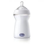 Chicco Бебешко шише Chicco - Natural Feeling, силиконов биберон, 3 капки, 330 ml (N0203) - ozone