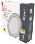 EMOS ZD1233 NEXXO LED süllyesztett lámpatest, kerek, 17cm, 12.5/70W, 1050 lm, IP20, meleg/semleges fehér, ezüst