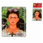 CARMANI Hűtőmágnes 50x70mm, Frida Kahlo: Önarckép tövisnyaklánc és kolibrivel (ZV-59__758____91822)